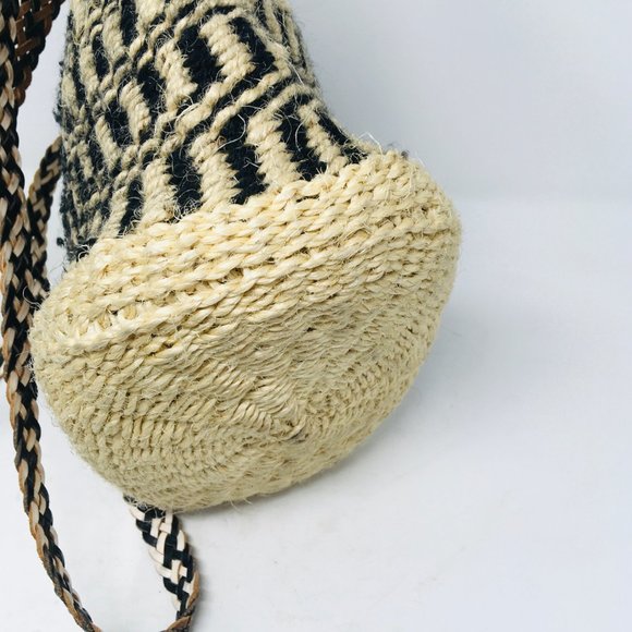 Patricia Nash Straw Bucket bag Purse Woven Maya - Picture 2 of 8